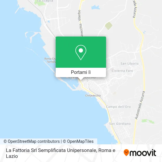 Mappa La Fattoria Srl Semplificata Unipersonale