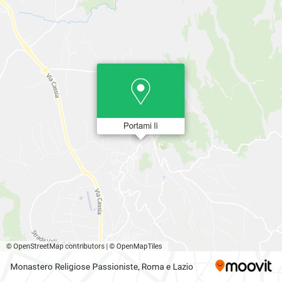 Mappa Monastero Religiose Passioniste