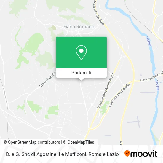 Mappa D. e G. Snc di Agostinelli e Mufficoni