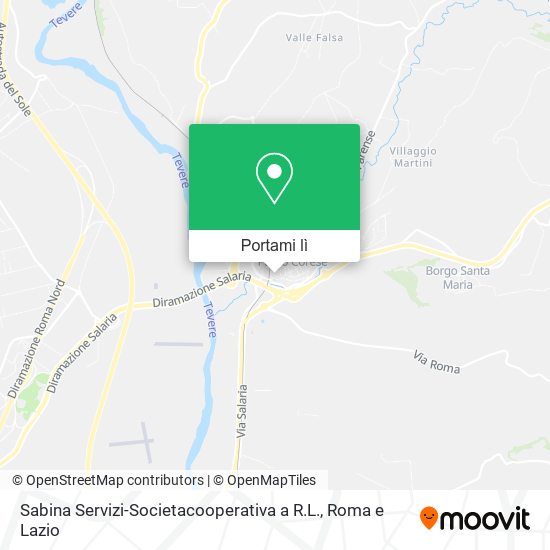Mappa Sabina Servizi-Societacooperativa a R.L.