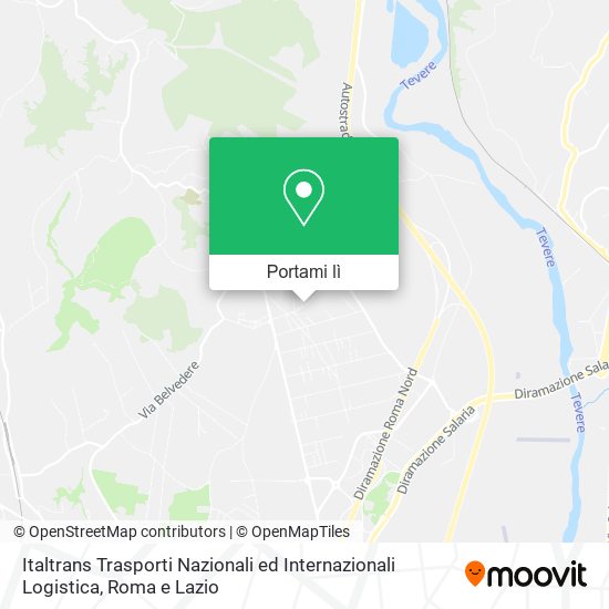 Mappa Italtrans Trasporti Nazionali ed Internazionali Logistica