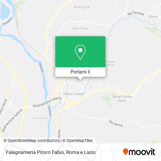 Mappa Falegnameria Pitorri Fabio