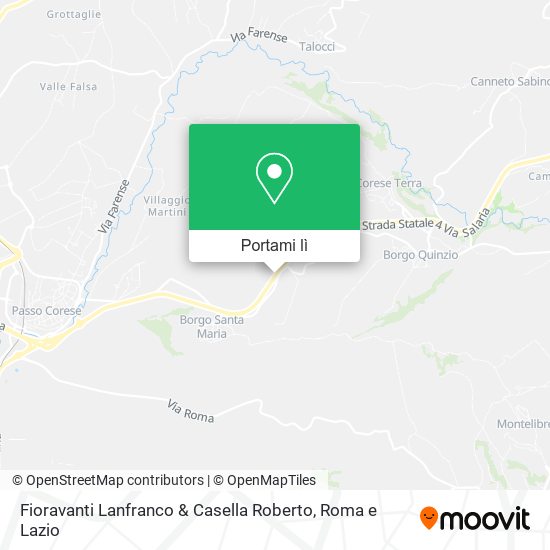 Mappa Fioravanti Lanfranco & Casella Roberto