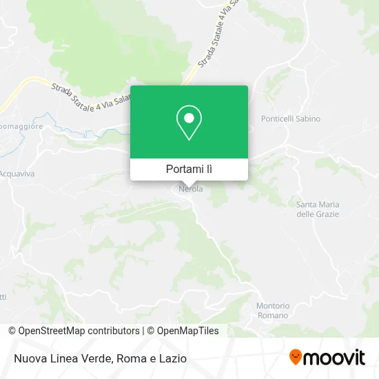 Mappa Nuova Linea Verde