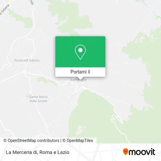 Mappa La Merceria di