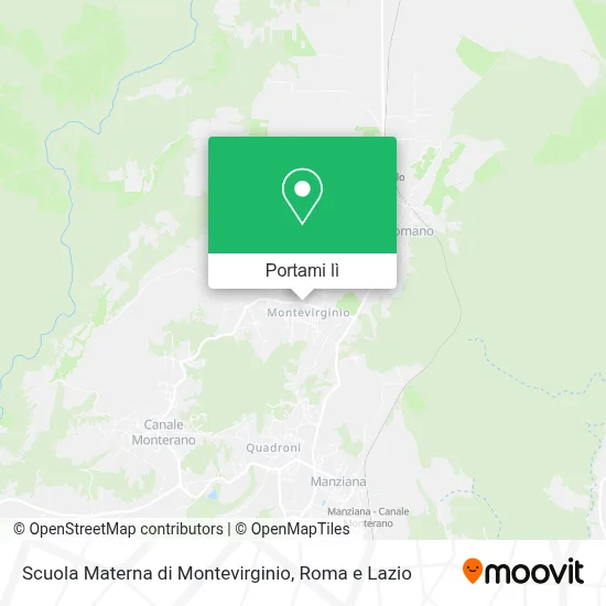 Mappa Scuola Materna di Montevirginio