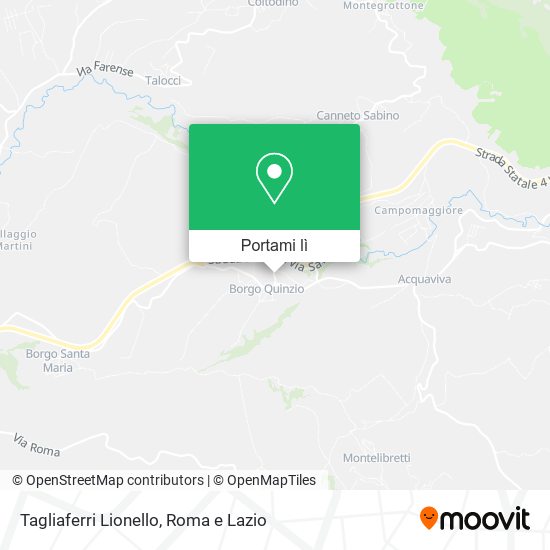 Mappa Tagliaferri Lionello