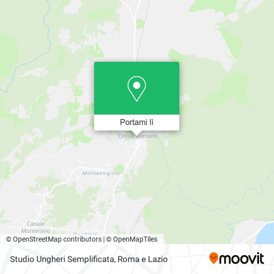 Mappa Studio Ungheri Semplificata
