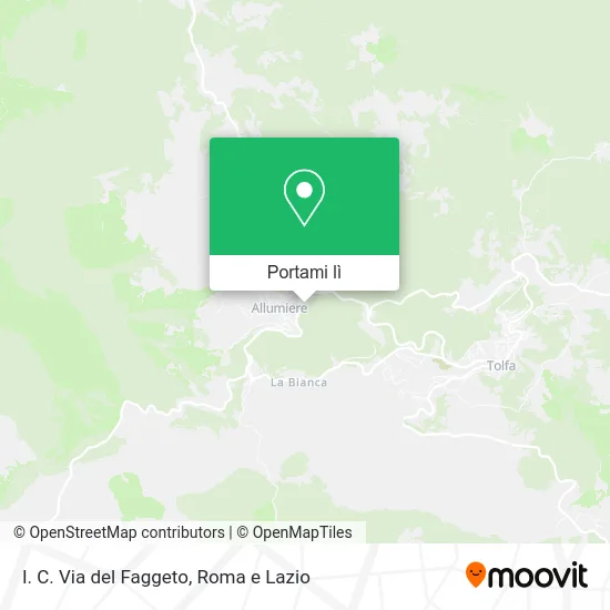 Mappa I. C. Via del Faggeto