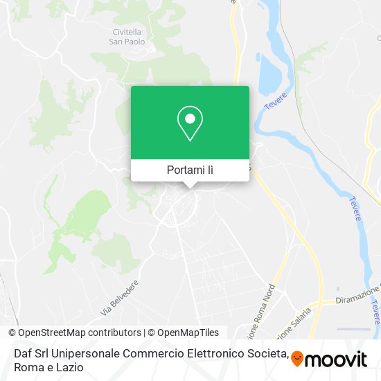 Mappa Daf Srl Unipersonale Commercio Elettronico Societa