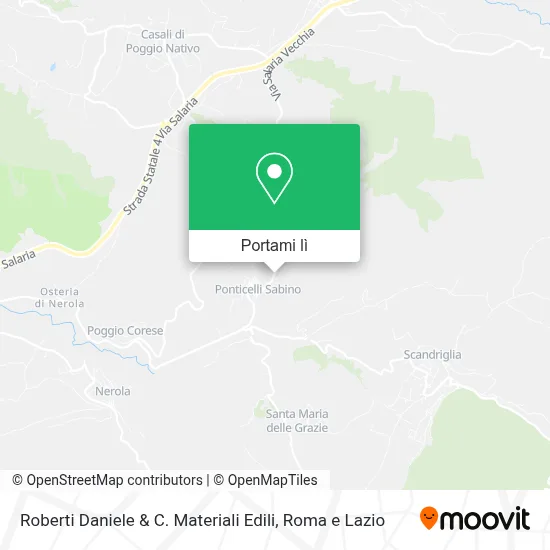 Mappa Roberti Daniele & C. Materiali Edili