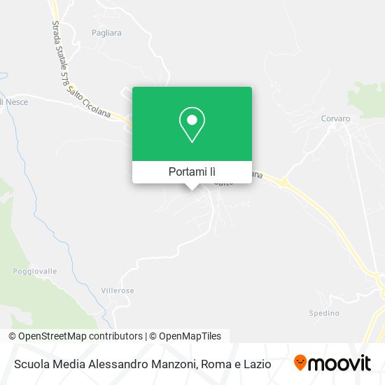 Mappa Scuola Media Alessandro Manzoni