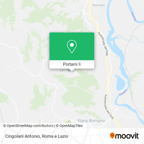 Mappa Cingolani Antonio