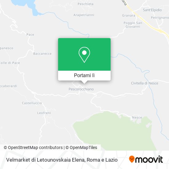 Mappa Velmarket di Letounovskaia Elena