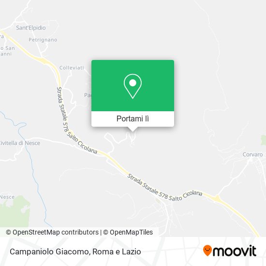 Mappa Campaniolo Giacomo