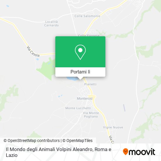 Mappa Il Mondo degli Animali Volpini Aleandro