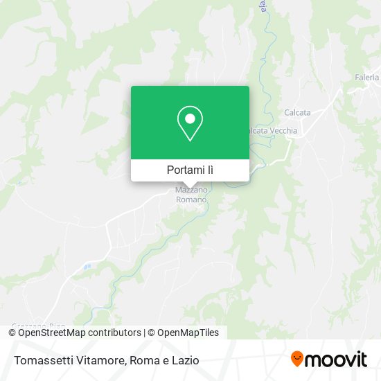 Mappa Tomassetti Vitamore