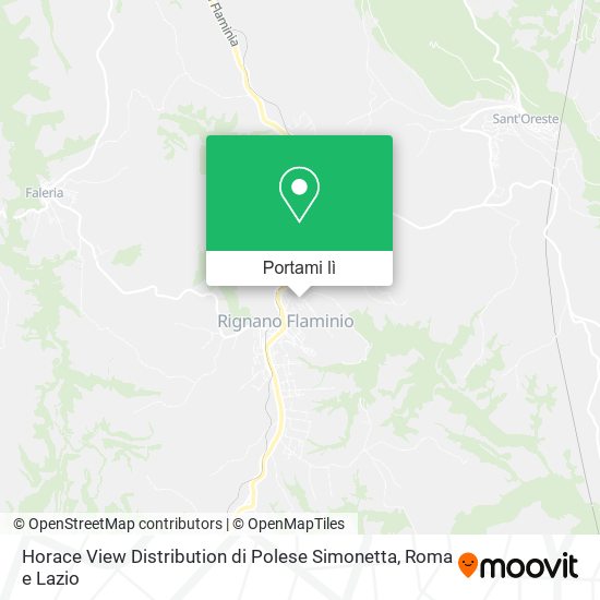 Mappa Horace View Distribution di Polese Simonetta