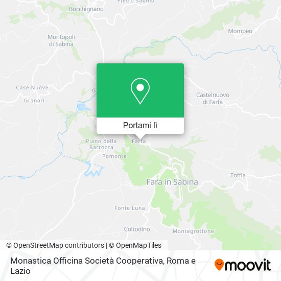 Mappa Monastica Officina Società Cooperativa