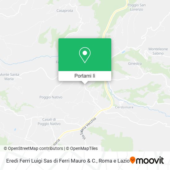 Mappa Eredi Ferri Luigi Sas di Ferri Mauro & C.