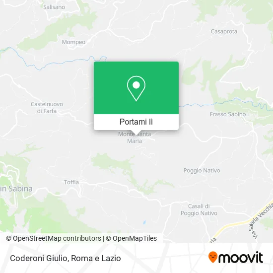 Mappa Coderoni Giulio