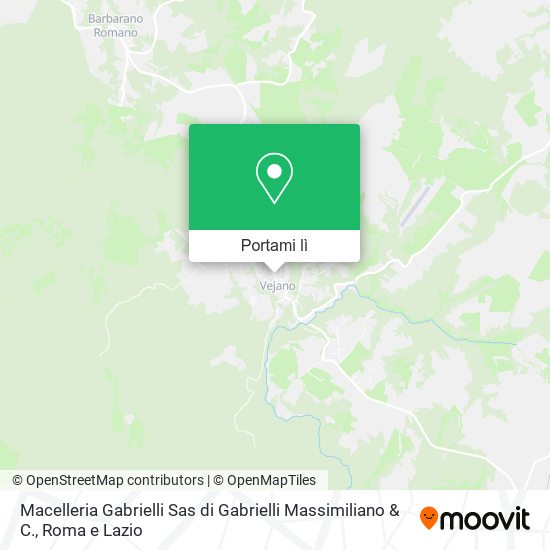Mappa Macelleria Gabrielli Sas di Gabrielli Massimiliano & C.