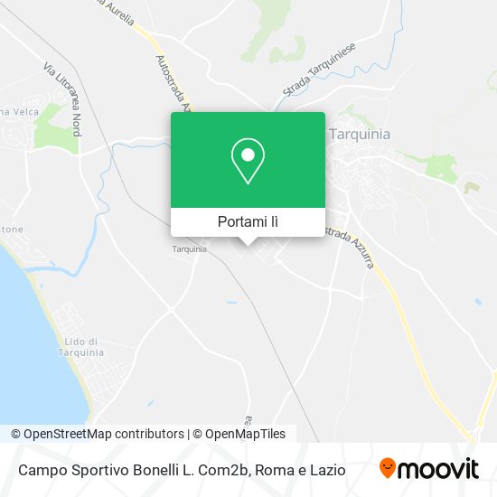 Mappa Campo Sportivo Bonelli L. Com2b