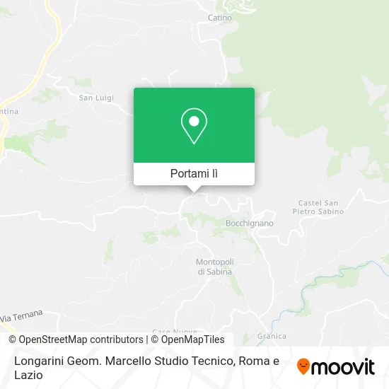 Mappa Longarini Geom. Marcello Studio Tecnico