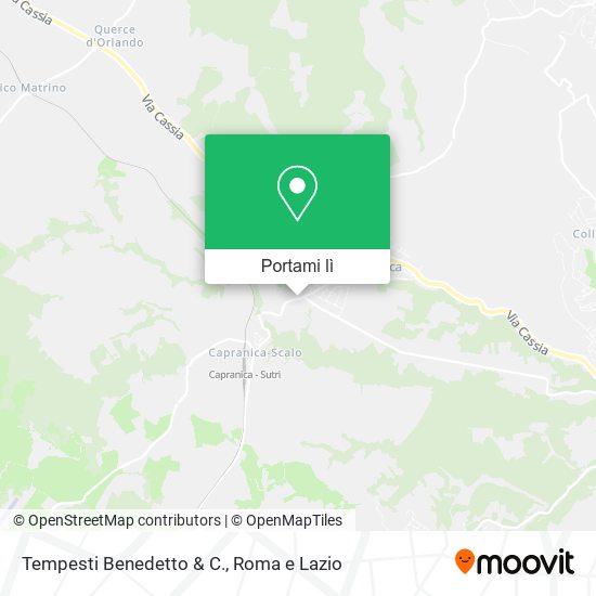 Mappa Tempesti Benedetto & C.