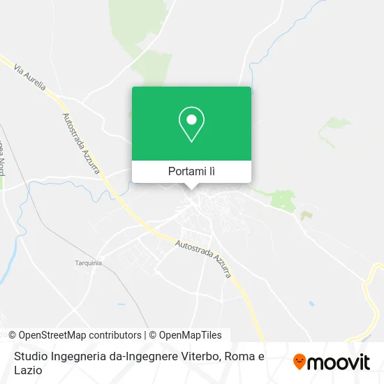 Mappa Studio Ingegneria da-Ingegnere Viterbo