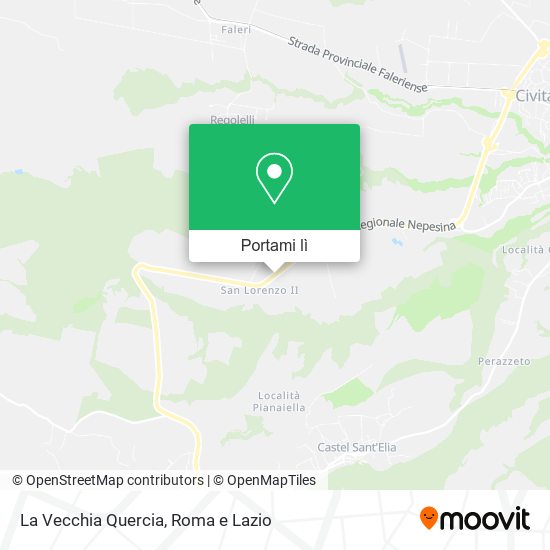 Mappa La Vecchia Quercia