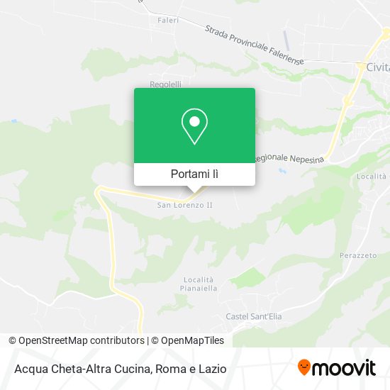 Mappa Acqua Cheta-Altra Cucina