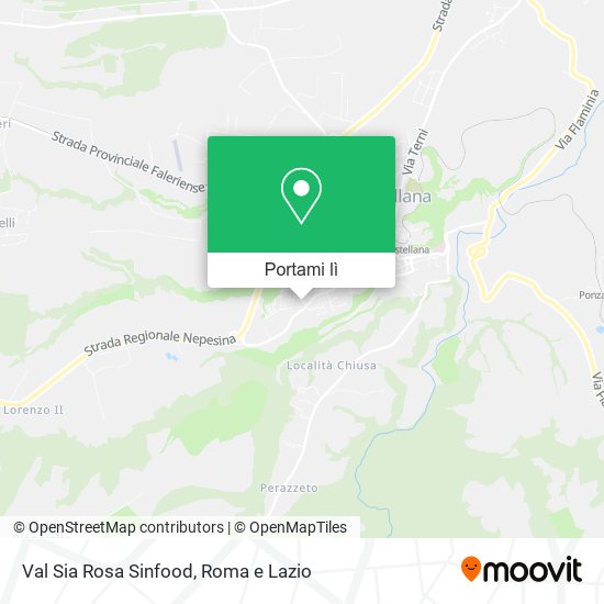 Mappa Val Sia Rosa Sinfood