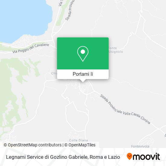 Mappa Legnami Service di Gozlino Gabriele