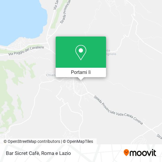 Mappa Bar Sicret Cafè