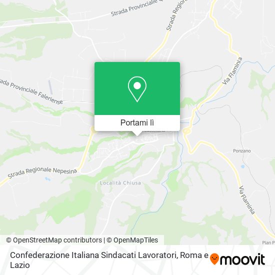 Mappa Confederazione Italiana Sindacati Lavoratori