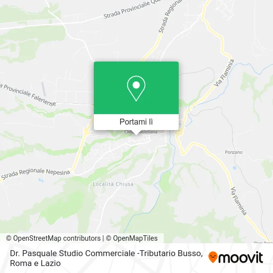 Mappa Dr. Pasquale Studio Commerciale -Tributario Busso