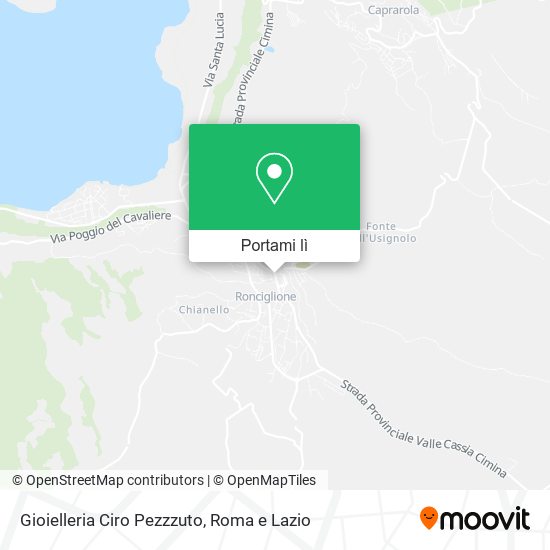 Mappa Gioielleria Ciro Pezzzuto