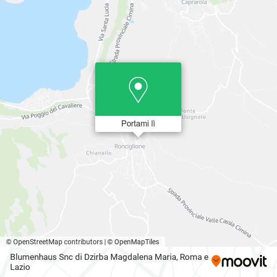 Mappa Blumenhaus Snc di Dzirba Magdalena Maria