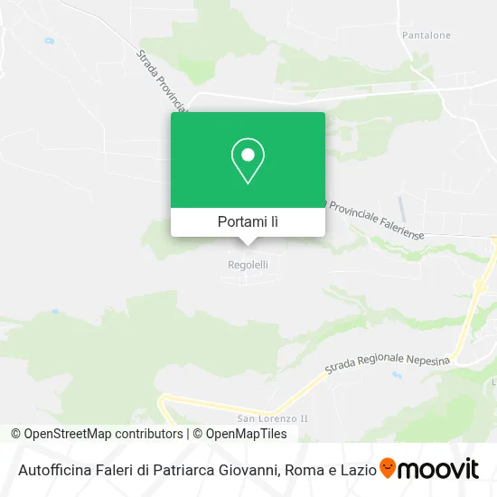 Mappa Autofficina Faleri di Patriarca Giovanni