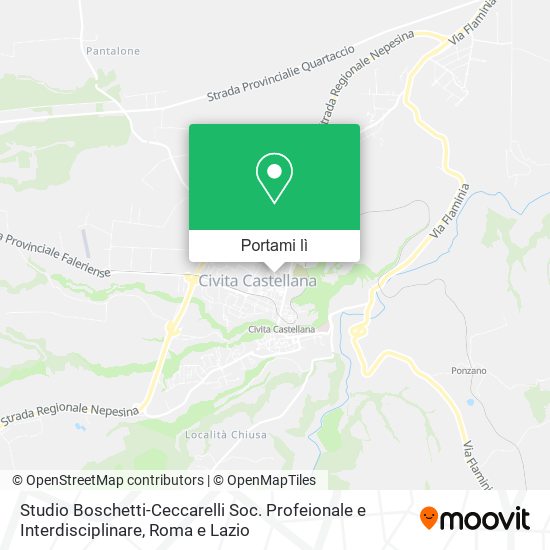 Mappa Studio Boschetti-Ceccarelli Soc. Profeionale e Interdisciplinare