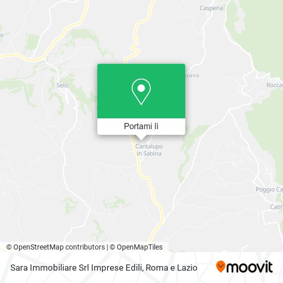 Mappa Sara Immobiliare Srl Imprese Edili