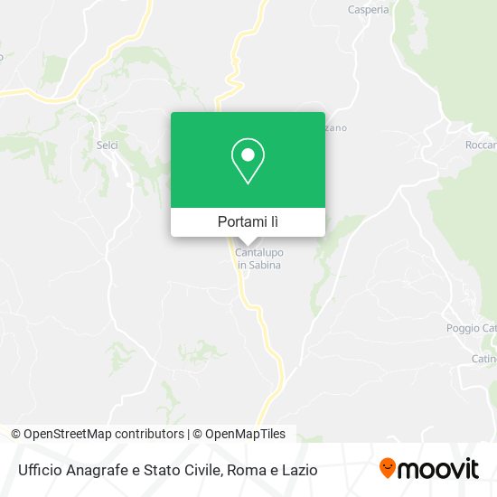 Mappa Ufficio Anagrafe e Stato Civile