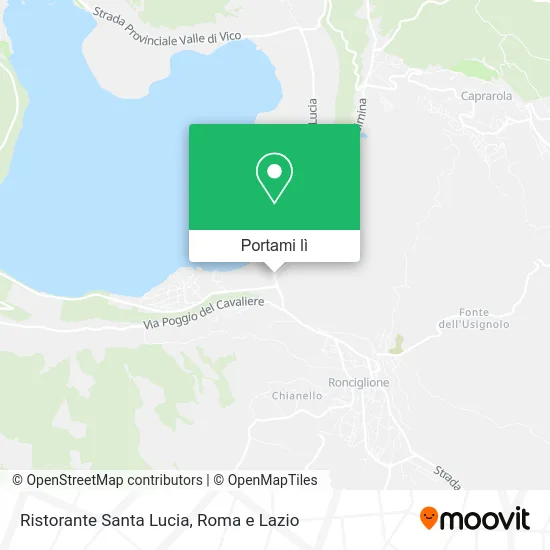 Mappa Ristorante Santa Lucia
