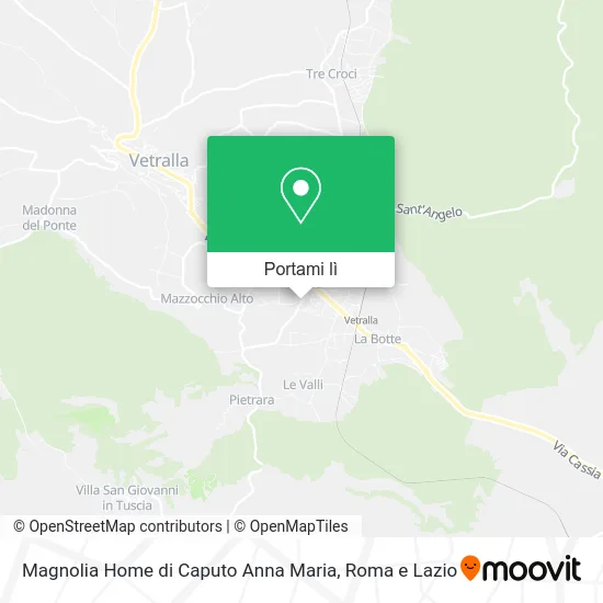 Mappa Magnolia Home di Caputo Anna Maria