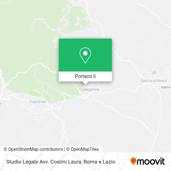 Mappa Studio Legale Avv. Cosimi Laura