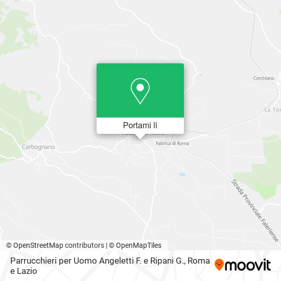 Mappa Parrucchieri per Uomo Angeletti F. e Ripani G.