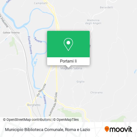 Mappa Municipio Biblioteca Comunale