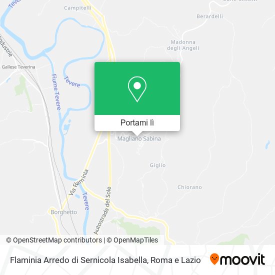 Mappa Flaminia Arredo di Sernicola Isabella