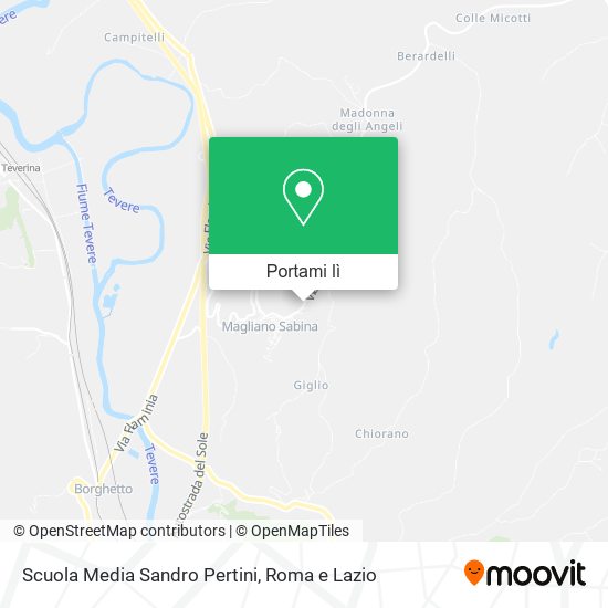 Mappa Scuola Media Sandro Pertini